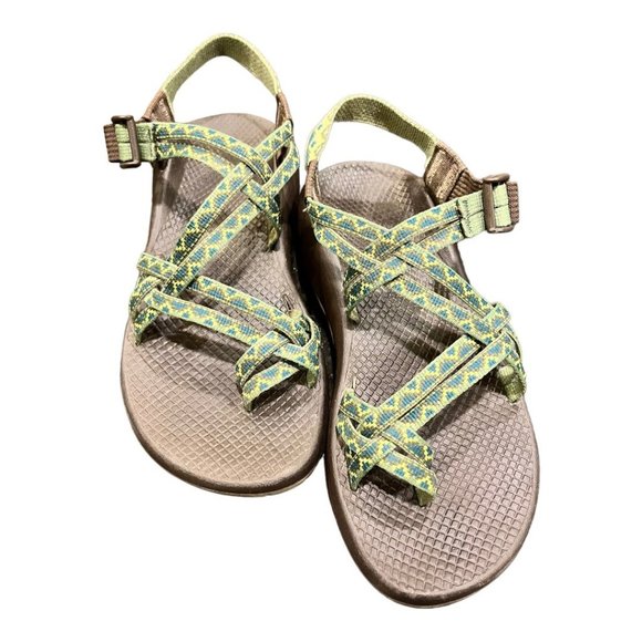 Chaco Z cloud X2 Sport single toe Sandals Size 8, Green, Outdoors/Hiking/Water - Picture 1 of 6